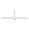 Ekena Millwork Eugene Architectural Grade PVC Gable Bracket, 96"W x 32"H x 2"D x 6"F, 8/12 Pitch GBP096X32X0206EUG00 - alternate 5